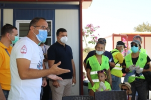 YANGIN BÖLGELERİNDE ÇEVRE TEMİZLİĞİ YAPILDI