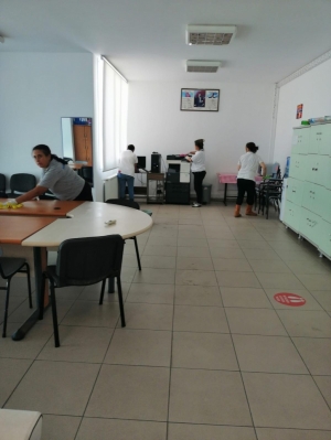 BELEDİYE EKİPLERİ OKULLARDA DEZENFEKSİYON ÇALIŞMASI BAŞLATTI