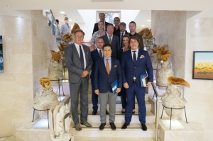 MONTENEGRO HEYETİNDEN BAŞKAN ARAS'A ZİYARET