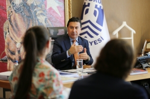 MONTENEGRO HEYETİNDEN BAŞKAN ARAS'A ZİYARET