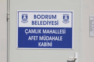 BELEDİYEDEN MAHALLELERE AFET MÜDAHALE KABİNLERİ