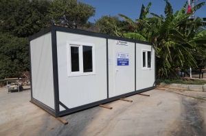 BELEDİYEDEN MAHALLELERE AFET MÜDAHALE KABİNLERİ