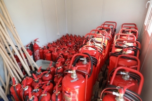 BELEDİYEDEN MAHALLELERE AFET MÜDAHALE KABİNLERİ