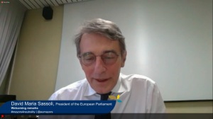 AB BAŞKANLARI MUTABAKATI ONLİNE ETKİNLİK SÖYLEŞİLERİ GERÇEKLEŞTİRİLDİ