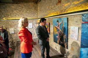 ‘LARA ŞARKILARI RESİM SERGİSİ’ SANATSEVERLERLE BULUŞTU