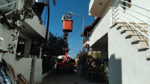 BODRUM BELEDİYESİ ELEKTRİK EKİPLERİ KESİNTİSİZ ÇALIŞIYOR