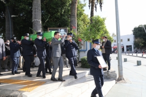 BELEDİYE PERSONELİ MEHMET ALİ TOP SON YOLCULUĞUNA UĞURLANDI