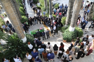 BELEDİYE PERSONELİ MEHMET ALİ TOP SON YOLCULUĞUNA UĞURLANDI