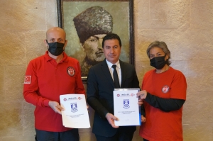 BELEDİYE İLE MUĞLA 911 ARASINDA İŞBİRLİĞİ PROTOKOLU İMZALANDI