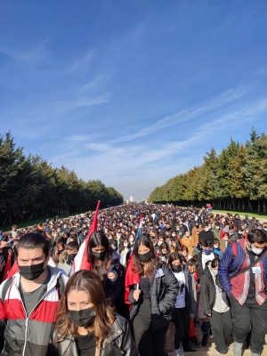 ÇYDD BODRUM GENÇLERİ ATA’NIN HUZURUNDA
