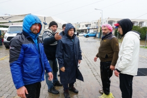 BODRUM'DA EKİPLER, SU TAŞKINLARINA KARŞI TEYAKKUZDA