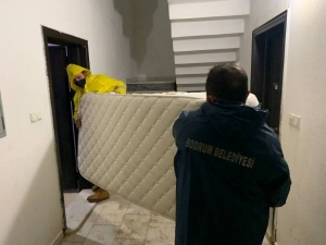 BODRUM'DA EKİPLER, SU TAŞKINLARINA KARŞI TEYAKKUZDA