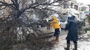 BODRUM'DA EKİPLER, SU TAŞKINLARINA KARŞI TEYAKKUZDA
