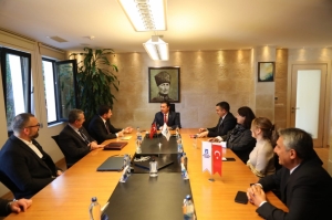 BODRUM İŞ İNSANLARI DERNEĞİ, BAŞKAN ARAS’I ZİYARET ETTİ