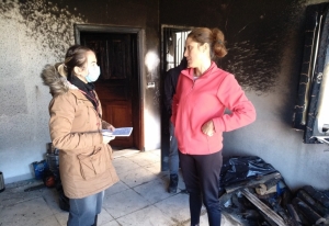 BODRUM BELEDİYESİ’NDEN YANGINDA ZARAR GÖREN AİLEYE DESTEK