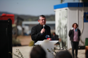 YANGINDA ZARAR GÖREN ÜRETİCİYE 3500 ADET ZEYTİN FİDANI HİBE EDİLDİ