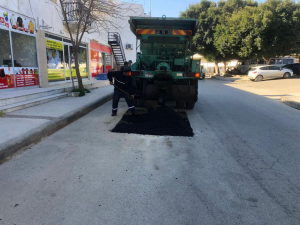 ALTYAPISI TAMAMLANAN CADDE VE SOKAKLARDA ÇALIŞMALAR HIZLANDI