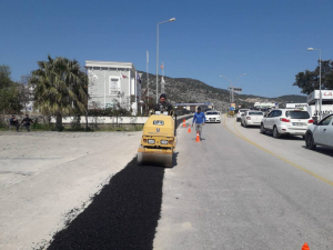 ALTYAPISI TAMAMLANAN CADDE VE SOKAKLARDA ÇALIŞMALAR HIZLANDI