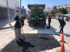 ALTYAPISI TAMAMLANAN CADDE VE SOKAKLARDA ÇALIŞMALAR HIZLANDI