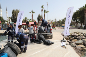 DENİZ DİBİ TEMİZLİĞİ DEVAM EDİYOR