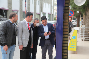 BAŞKAN ARAS, MAHALLE ZİYARETLERİNE DEVAM EDİYOR