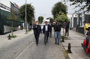 BAŞKAN ARAS, MAHALLE ZİYARETLERİNE DEVAM EDİYOR