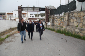 BAŞKAN ARAS, MAHALLE ZİYARETLERİNE DEVAM EDİYOR