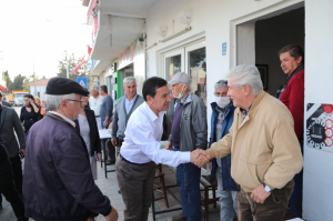 BAŞKAN ARAS, ÇALIŞMALARI YERİNDE İNCELİYOR