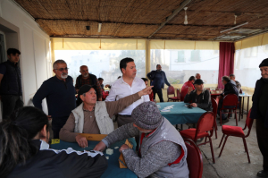 BAŞKAN ARAS, ÇALIŞMALARI YERİNDE İNCELİYOR