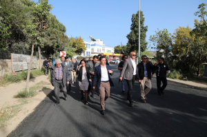 BAŞKAN ARAS, ÇALIŞMALARI YERİNDE İNCELİYOR