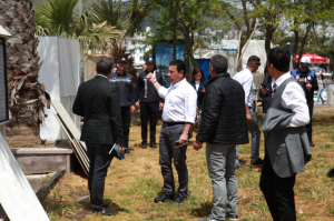 BAŞKAN ARAS MAHALLE ZİYARETLERİNE DEVAM EDİYOR