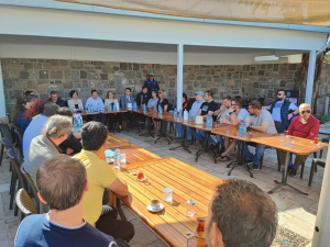 BAŞKAN ARAS MAHALLE ZİYARETLERİNE DEVAM EDİYOR