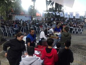 BAŞKAN ARAS, STK VE BASIN MENSUPLARI İLE İFTARDA BULUŞTU