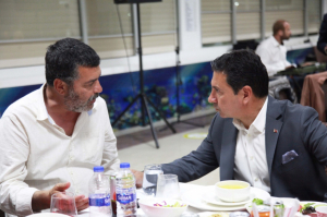 BAŞKAN ARAS, STK VE BASIN MENSUPLARI İLE İFTARDA BULUŞTU