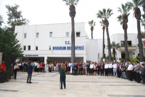 BAŞKAN ARAS, PERSONELİ İLE BAYRAMLAŞTI