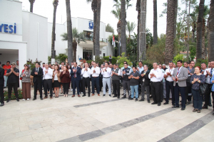 BAŞKAN ARAS, PERSONELİ İLE BAYRAMLAŞTI