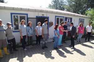 BAŞKAN ARAS, PERSONELİ İLE BAYRAMLAŞTI