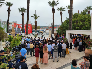 BAŞKAN ARAS, PERSONELİ İLE BAYRAMLAŞTI