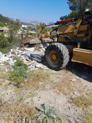 ÇEVREYİ HİÇE SAYANLARA BELEDİYEDEN MÜDAHALE