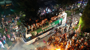 ŞAMPİYON BODRUMSPOR’A COŞKULU KUTLAMA