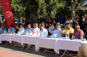 BAŞKAN ARAS, TURGUTREİS’TE HALKLA BULUŞTU