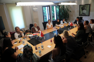 BAŞKAN ARAS KADIN MAHALLE SÖZCÜLERİ İLE BULUŞTU