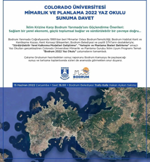 BODRUM’DA İKLİM KRİZİ ÜZERİNE ÇALIŞMALAR YAPTILAR