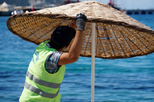 HALK PLAJLARINDA BAKIM VE TAMİRAT ÇALIŞMALARI