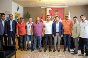 BODRUM BELEDİYESİ`NDE BAYRAMLAŞMA