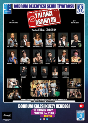 BODRUM BELEDİYESİ ŞEHİR TİYATROSU YENİ OYUNUYLA BODRUM KALESİ'NDE