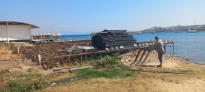 KAÇAK İSKELELERİN KALDIRILMASINA DEVAM EDİLİYOR