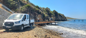 KAÇAK İSKELELERİN KALDIRILMASINA DEVAM EDİLİYOR