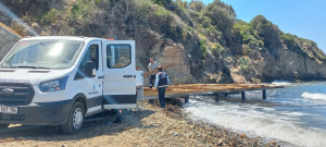 KAÇAK İSKELELERİN KALDIRILMASINA DEVAM EDİLİYOR