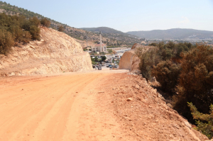 YENİ HASTANE YOLU YAPIMINDA SONA GELİNDİ